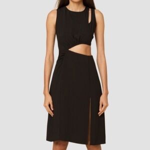 AmyLynn Black Pelicano Cut out mini dress